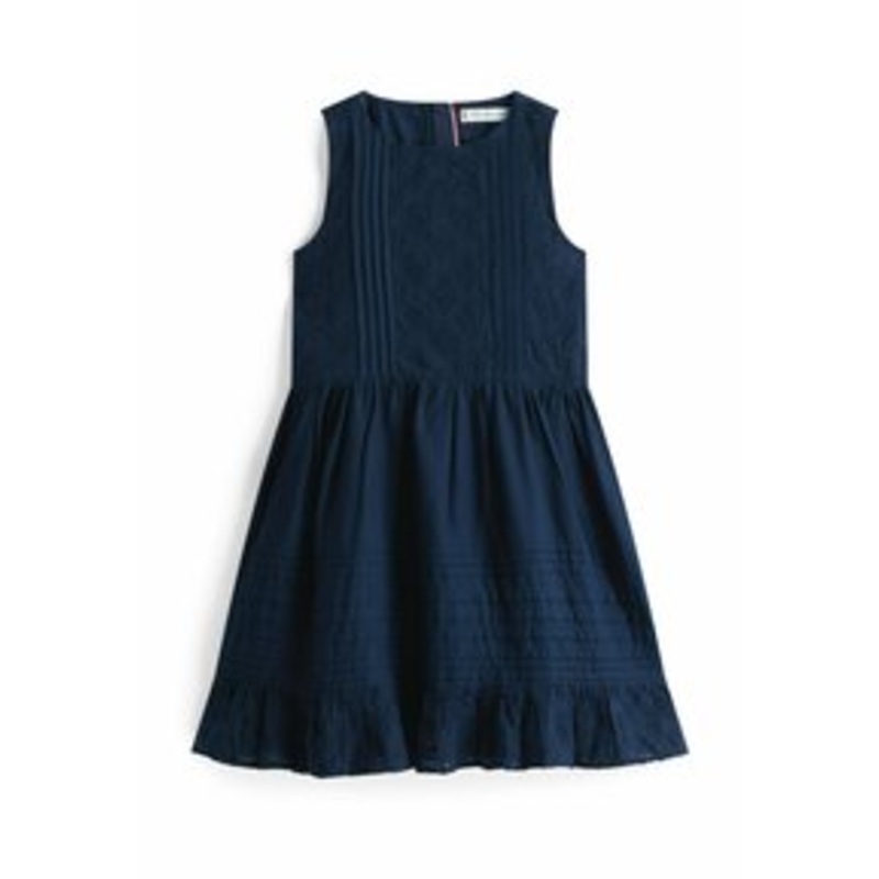 Tommy Hilfiger BRODERIE ANGLAISE  – Freizeitkleid – dark night navy/dunkelblau