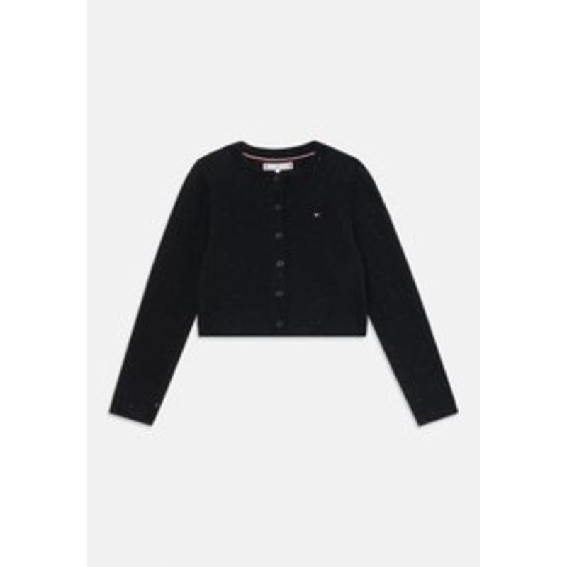 Tommy Hilfiger Strickjacke – black/schwarz