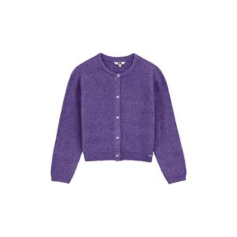 WE Fashion Strickjacke – purple/lila