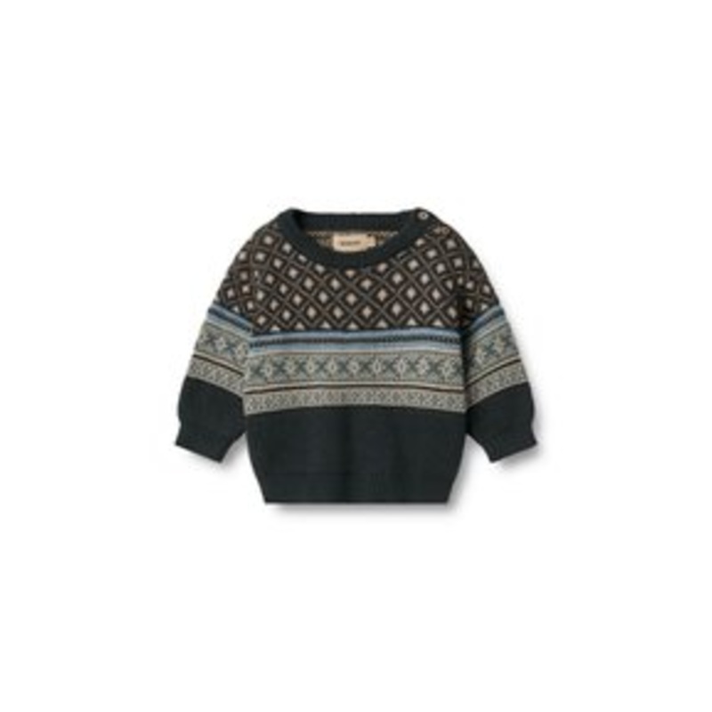 Wheat Strickpullover – navy/dunkelblau