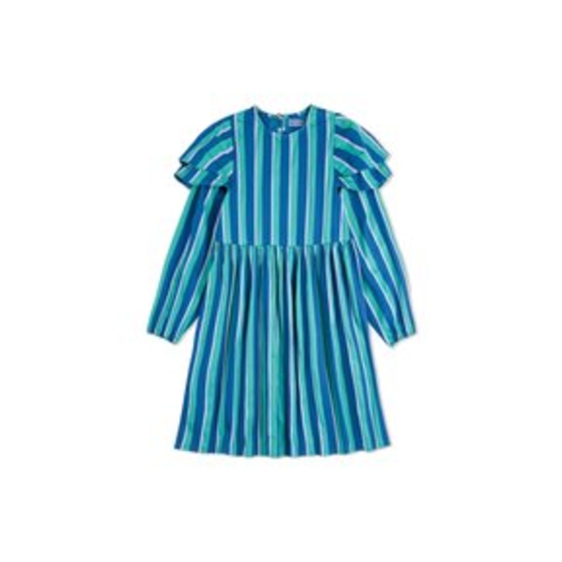 Bobo Choses STRIPED – Freizeitkleid – duck blue/blau