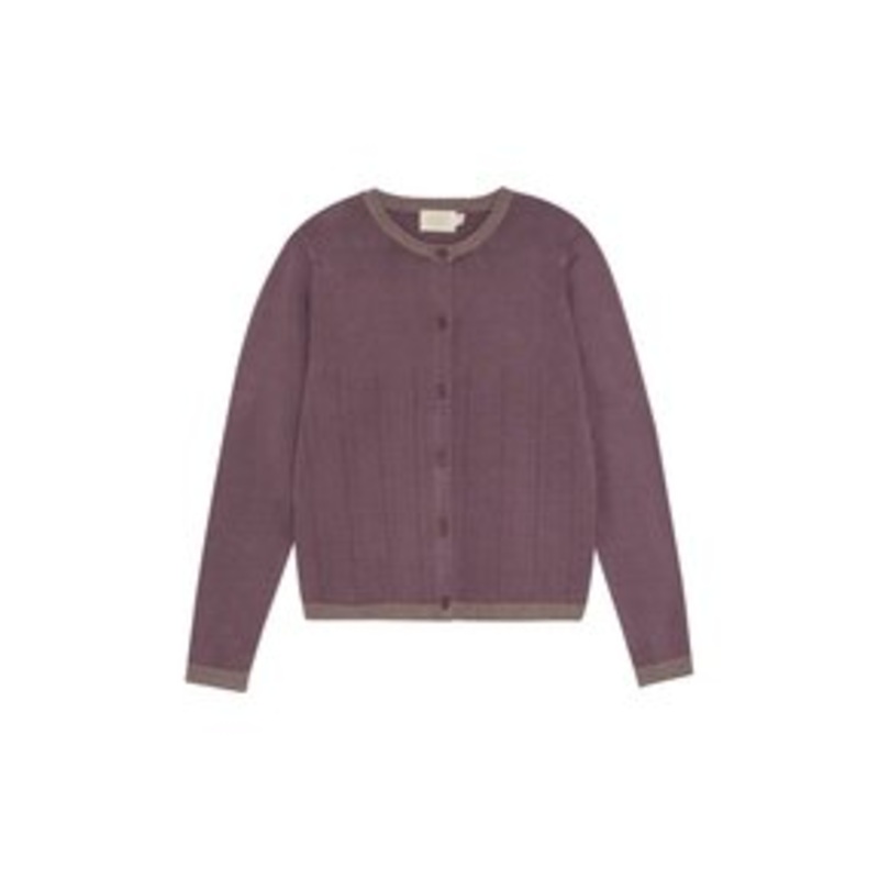 Creamie POINTELLE – Strickjacke – flint/lila