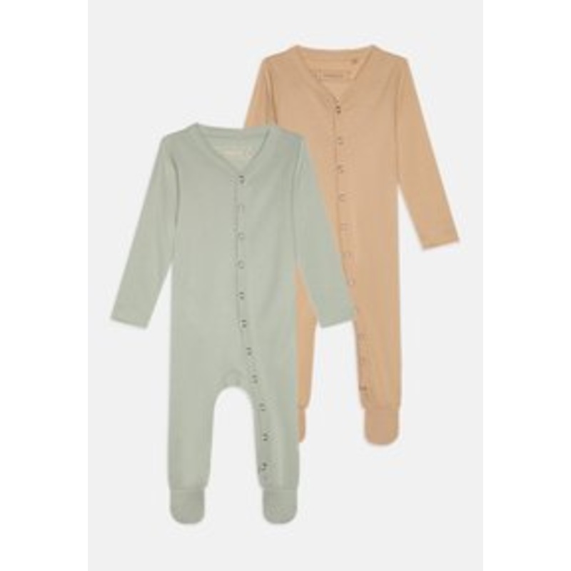 Friboo UNISEX BABY 2 PACK – Strampler – beige/mint/beige