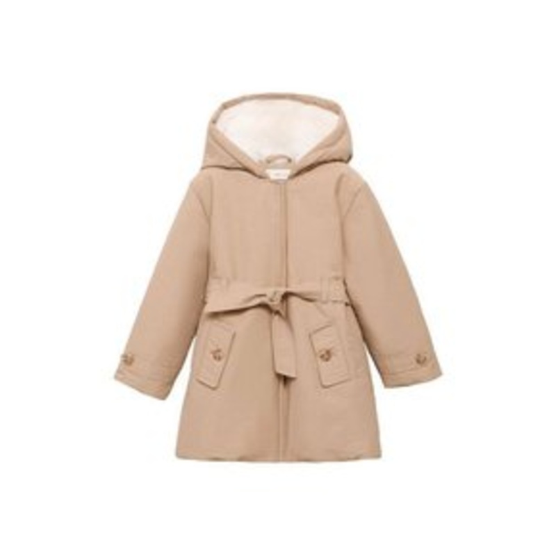 Mango Kids Klassischer Mantel – sand