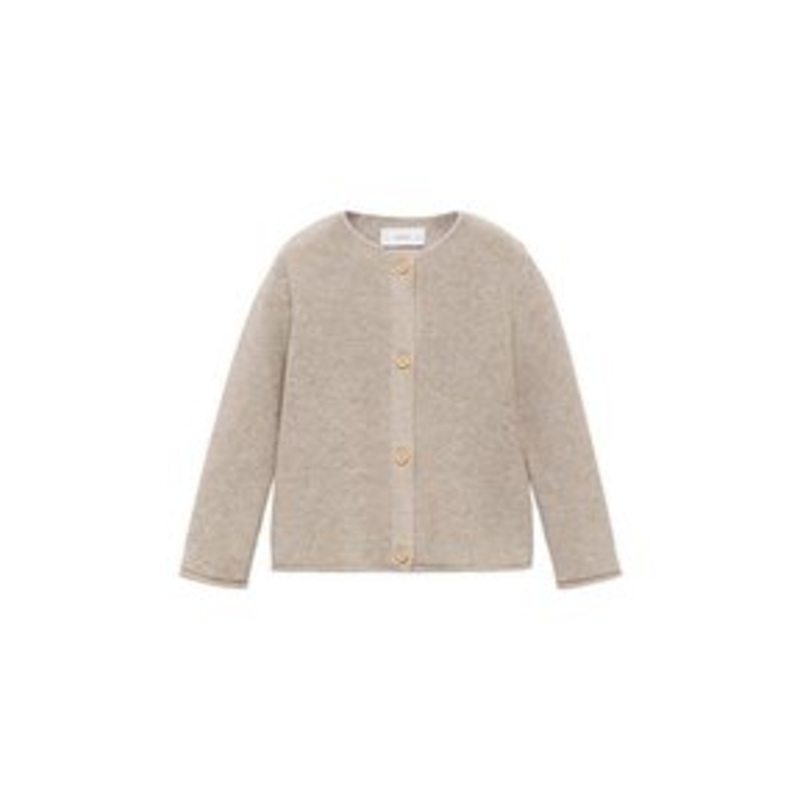 Mango Kids Strickjacke – beige