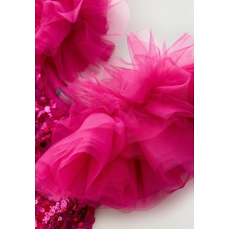 Next REGULAR FIT – PUFF SLEEVE SEQUIN  – Cocktailkleid/festliches Kleid – pink