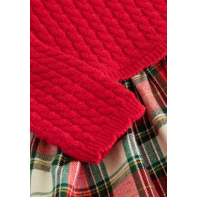 Next REGULAR FIT – TARTAN – Strickkleid – red/rot