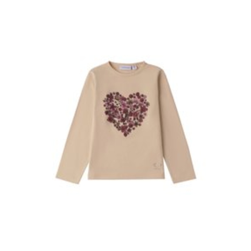 Sarabanda NECK – Langarmshirt – beige