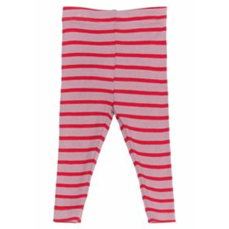 The New Siblings Leggings – Hosen – mauve shadows striped/pink