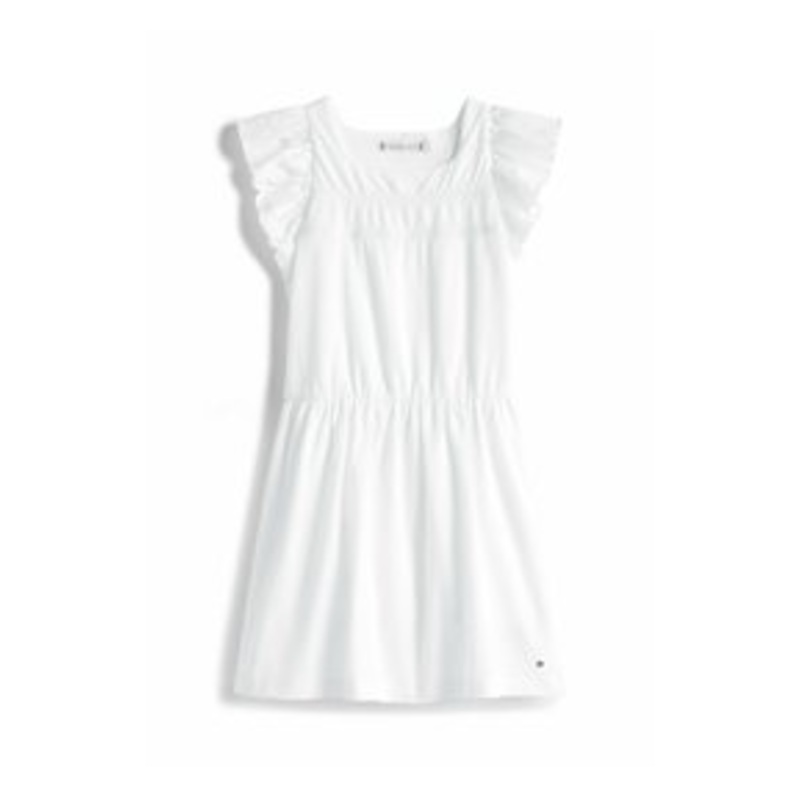 Tommy Hilfiger TEXTURED FIT  – Strickkleid – white/wei