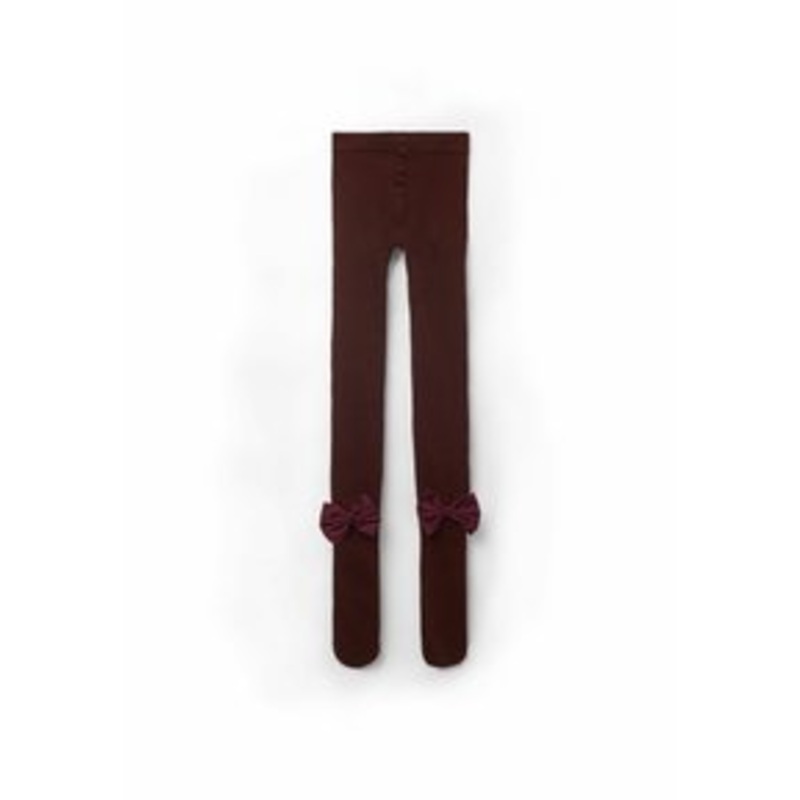 Calzedonia Strumpfhose – viola vinaccia coste fiocco/bordeaux