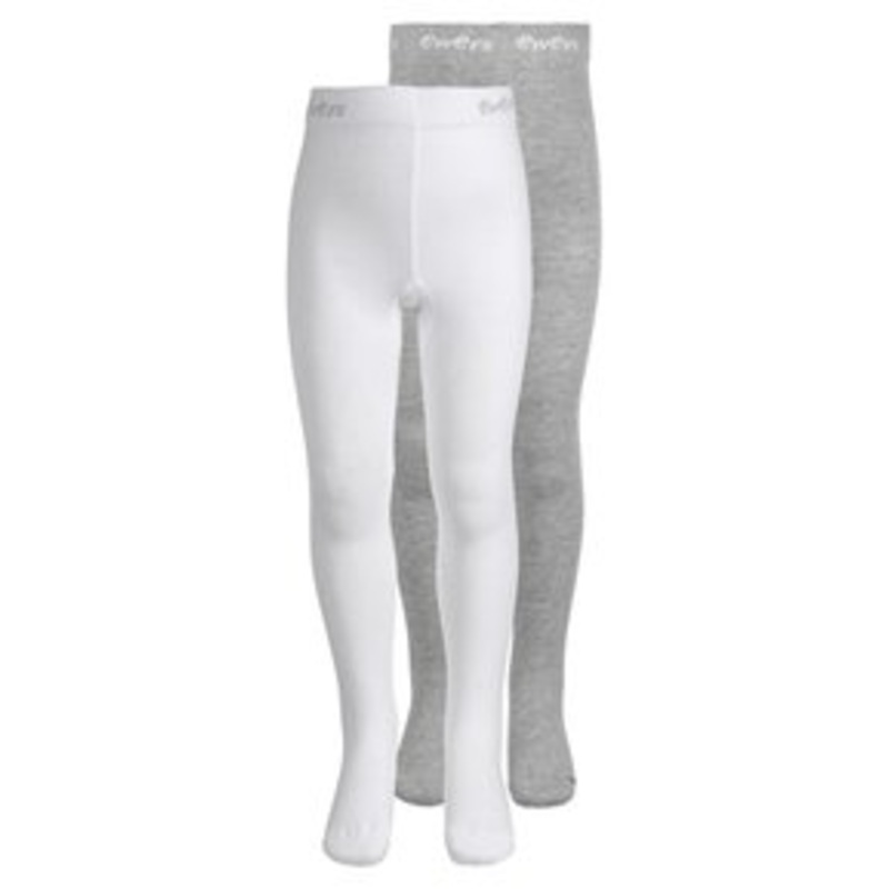 Ewers 2 PACK UNISEX – Strumpfhose – wei/grau melange/wei