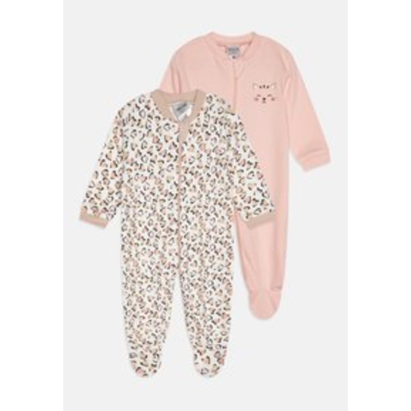Jacky Baby SCHLAFANZUG GIRLS 2 PACK – Strampler – rose/rosa