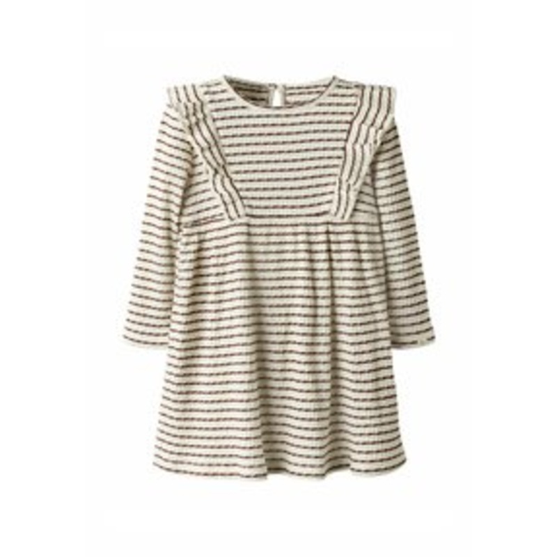 Lil’ Atelier Jerseykleid – hot chocolate/braun