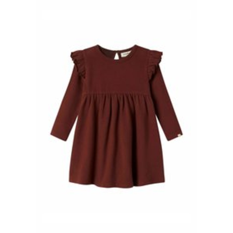 Lil’ Atelier REGULAR FIT – Jerseykleid – hot chocolate/braun