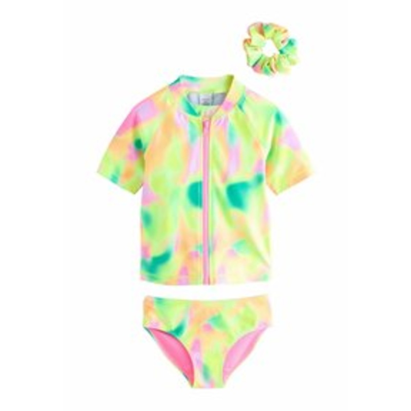 Next REGULAR FIT SET  – Bikini-Hose – yellow tie dye/gelb