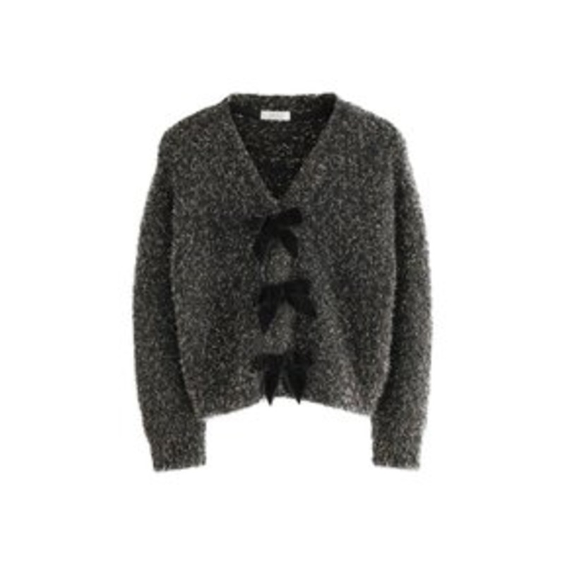 Next REGULAR FIT – V-NECK  – Strickjacke – black/schwarz