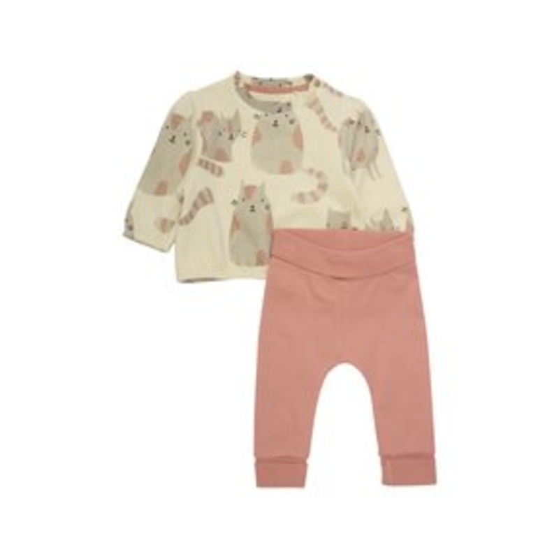 Noppies SET TORTOLITA – Trainingsanzug – canyon clay/rosa