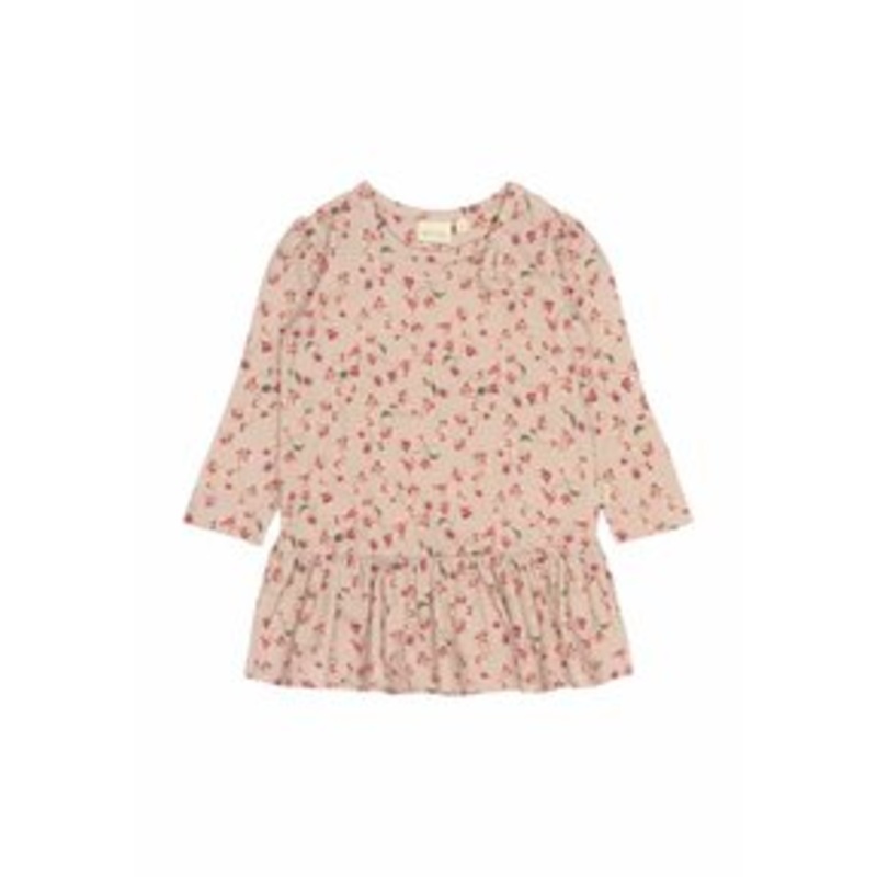 Petit Piao Jerseykleid – autumn anemon/beige