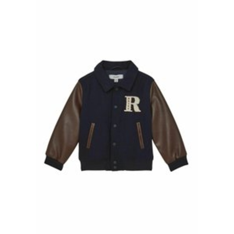 Reiss RISON – Bomberjacke – navy brown/blau