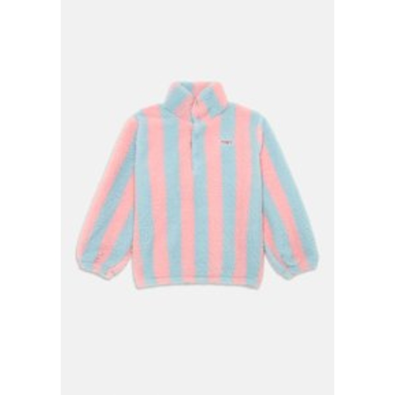 TINYCOTTONS UNISEX – Fleecepullover – warm grey/pink/rosa