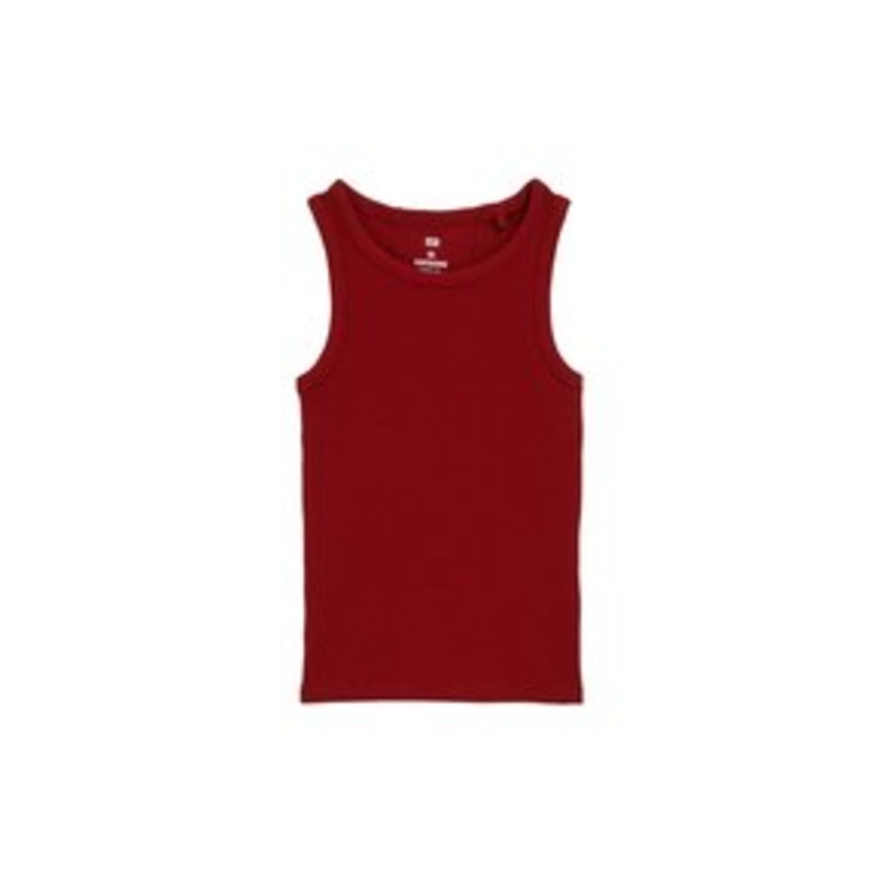 WE Fashion SINGLET – Top – vintage red/rot-metallic