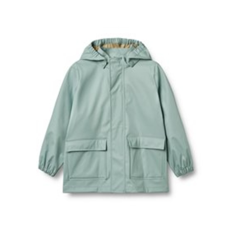Wheat OLA – Regenjacke / wasserabweisende Jacke – aquamarin/blau