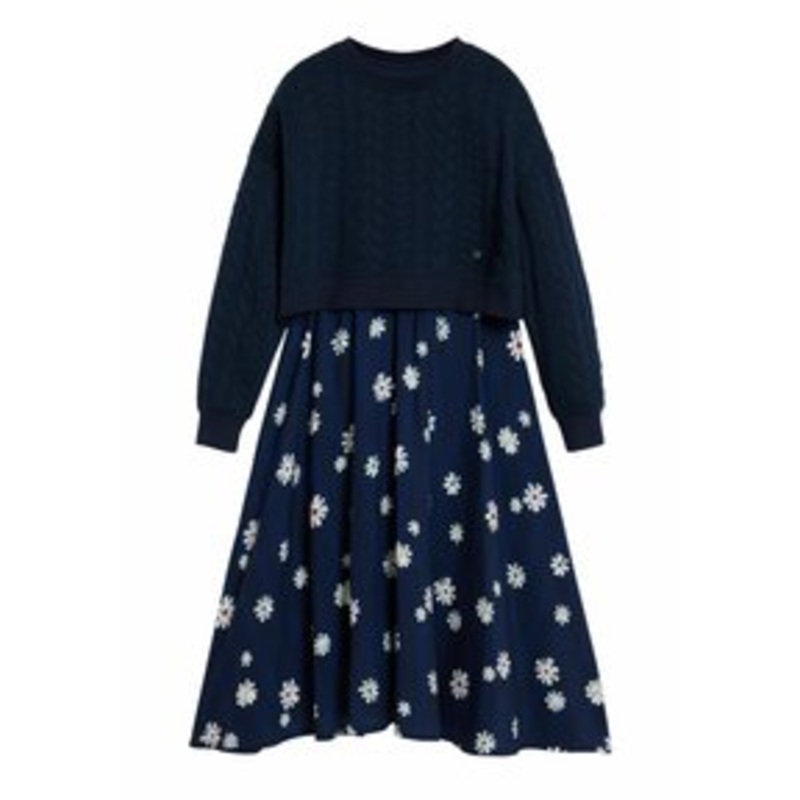 Desigual FLORAL – Freizeitkleid – blue/blau