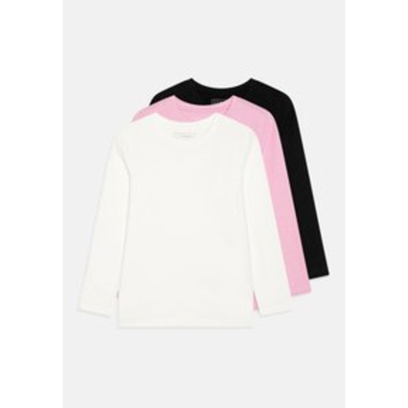 Friboo UNISEX 3 PACK  – Langarmshirt – black/light pink/white/schwarz