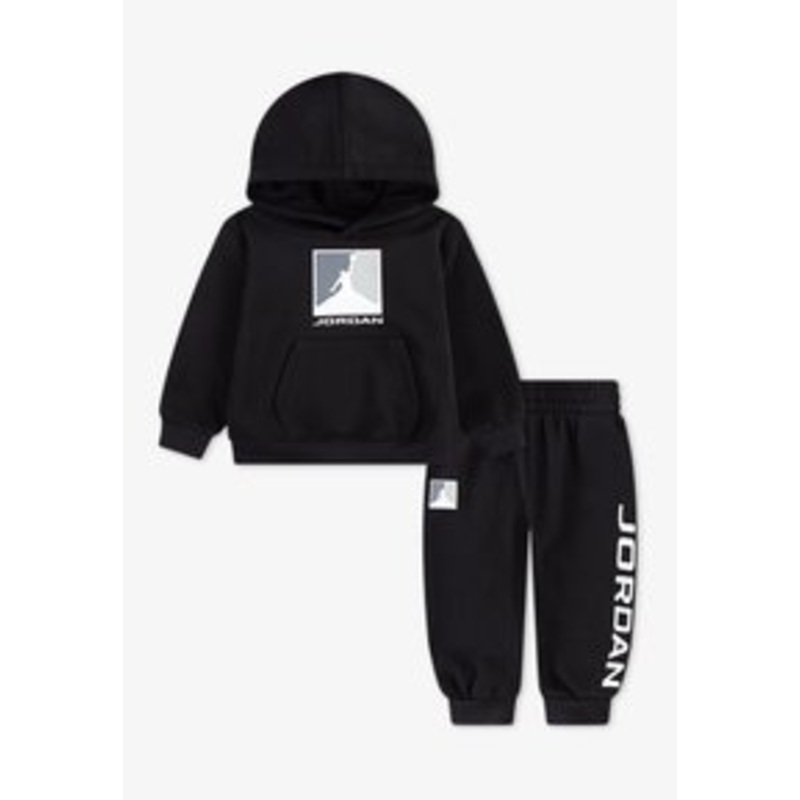 Jordan SET – Trainingsanzug – black/schwarz