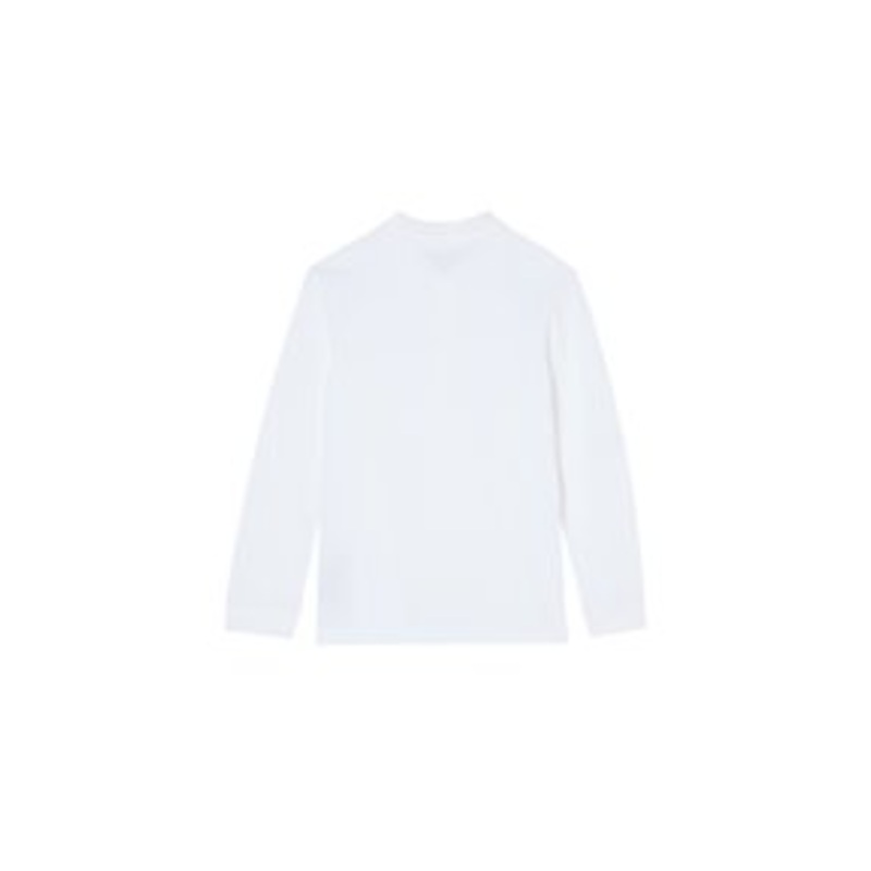 Lacoste LONG SLEEVE PIQU POLO – Langarmshirt – white/wei