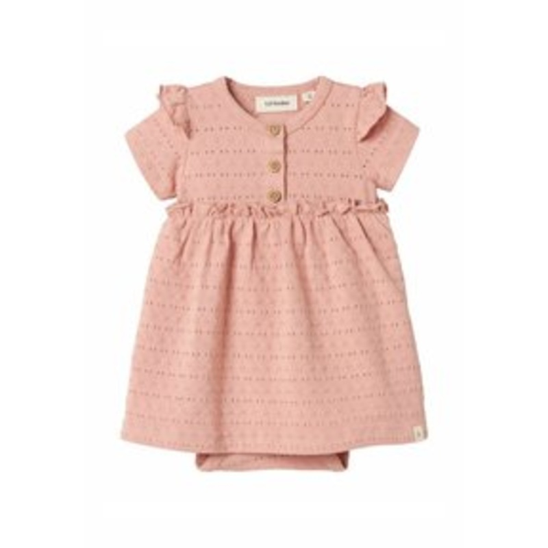 Lil’ Atelier Jerseykleid – misty rose/rosa