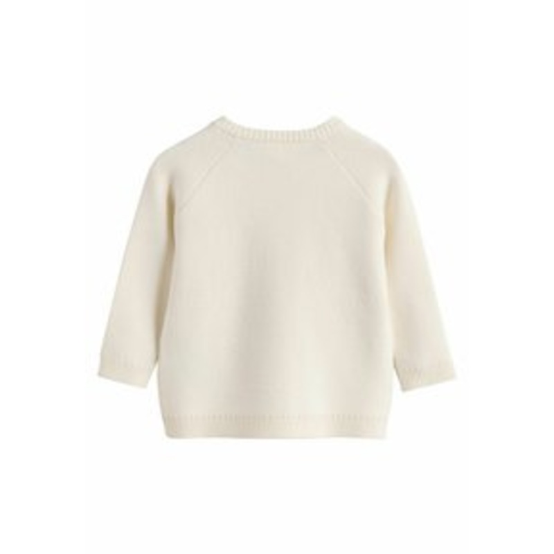 Next Strickjacke – white knitted/wei