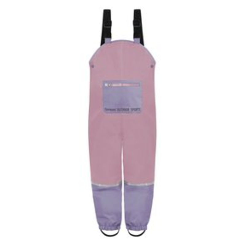normani Outdoor Sports REGENHOSE MIT HOSENTRGERN – Regenhose – rosa