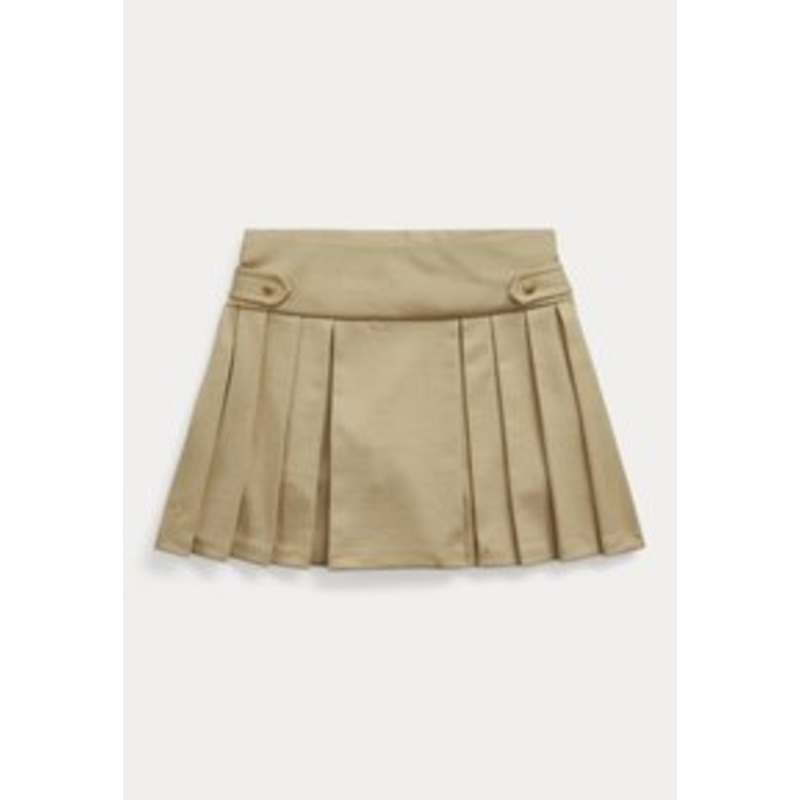 Polo Ralph Lauren PLEATED PONTE SKORT – A-Linien-Rock – classic khaki/khaki