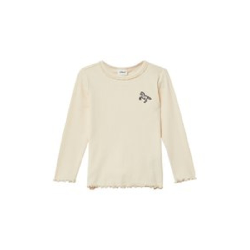 s.Oliver Langarmshirt – helles beige/beige