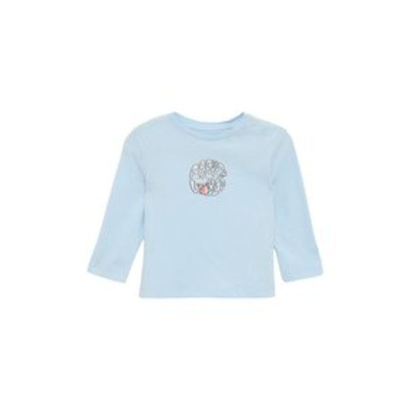 s.Oliver Langarmshirt – himmelblau/blau