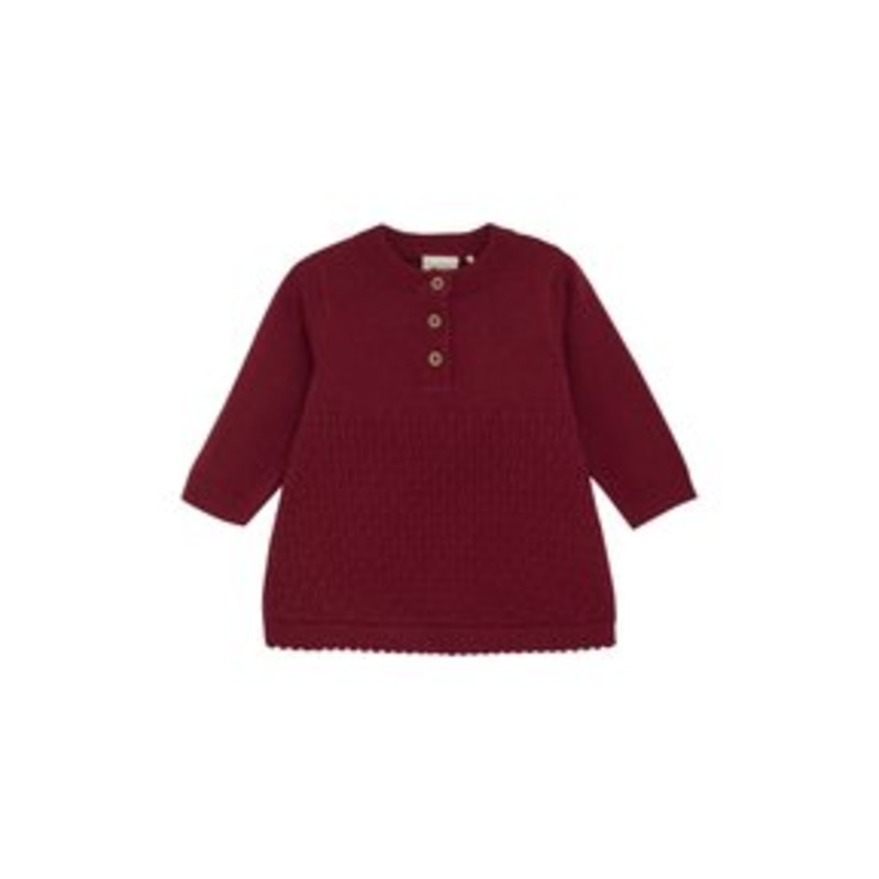 FIXONI Strickkleid – syrah/bordeaux