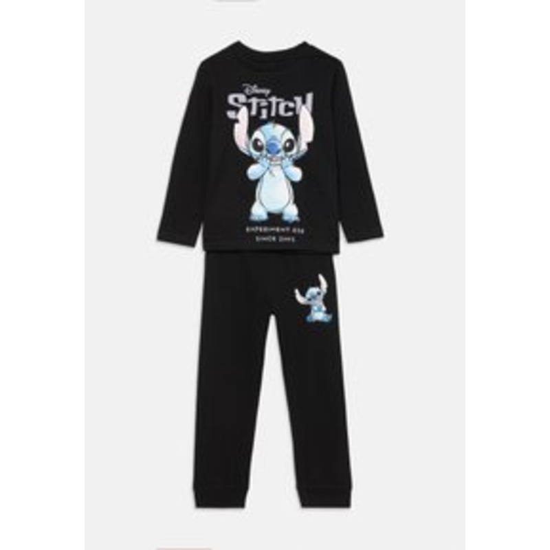Friboo LILO AND STITCH PYJAMA SET UNISEX – Nachtwsche Set – black/schwarz