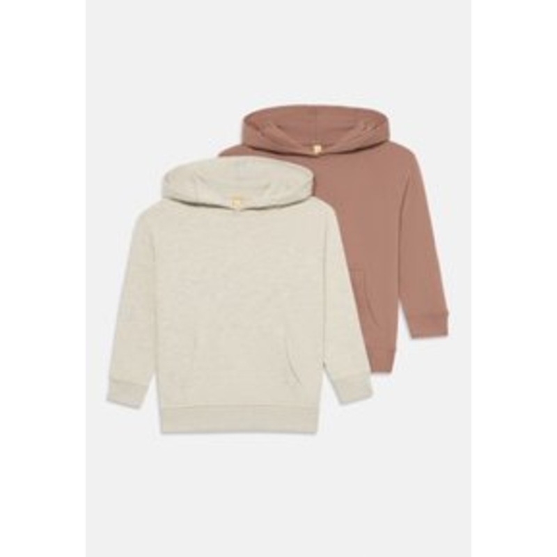 Friboo UNISEX 2 PACK – Kapuzenpullover – light brown/light grey/hellbraun