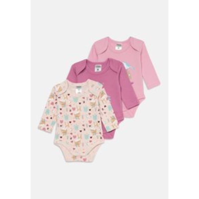 Jacky Baby LANGARM 3 PACK  MULTIPACK GIRLS – Body – lilac/flieder