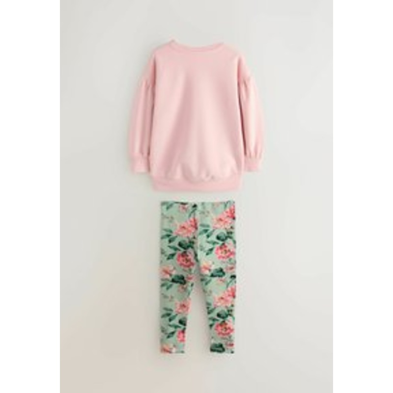 Laura Ashley SET  . – Sweatshirt – pink/green/pink
