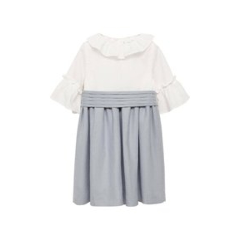 Mango Kids Freizeitkleid – white/wei