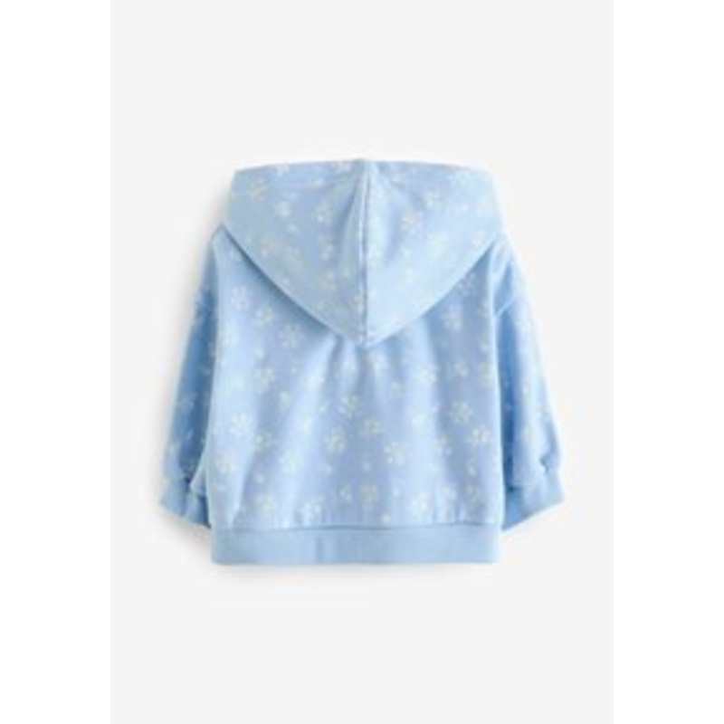 Next REGULAR FIT – ZIP THROUGH  – Sweatjacke – blue ditsy print/blau