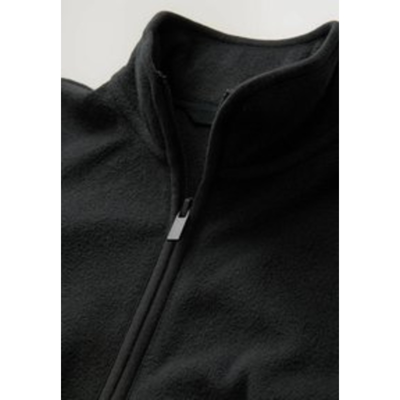 Next REGULAR FIT – ZIP-UP WITH POCKETS  – Fleecejacke – black/schwarz