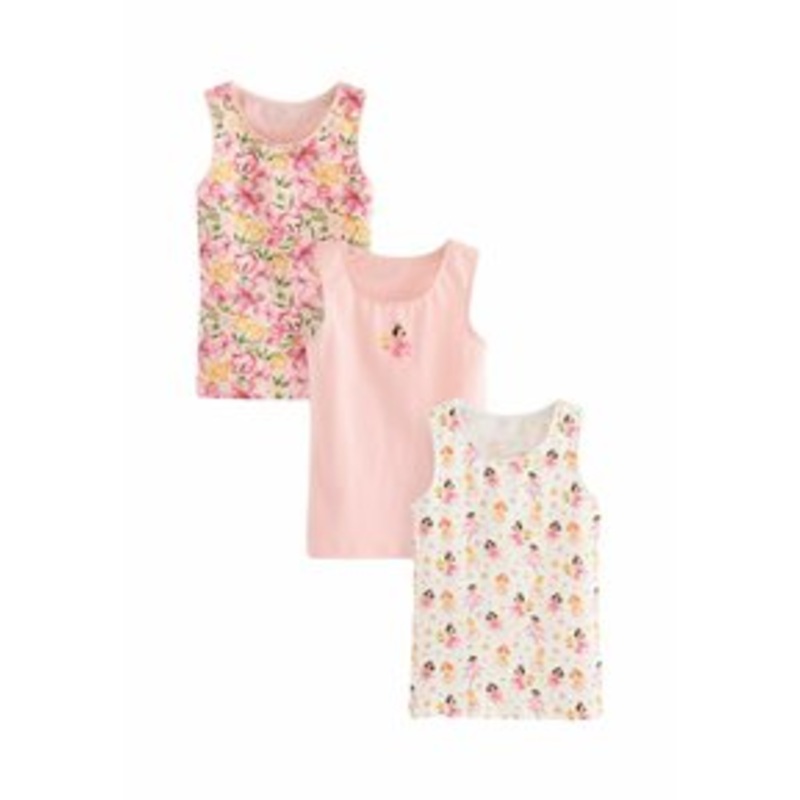 Next STAMPY 3 PACK – REGULAR FIT – Top – pink white/pink