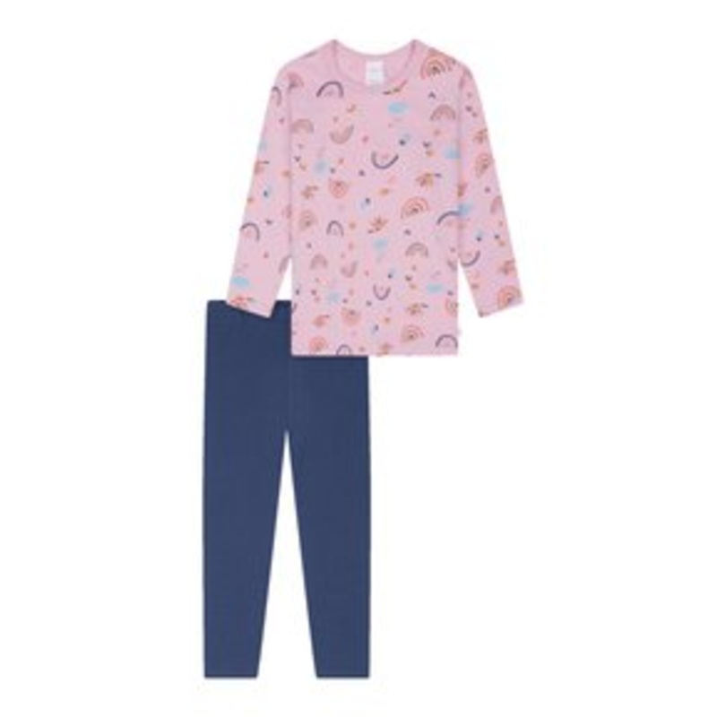 Schiesser SET – Nachtwsche Set – veilchen/rosa