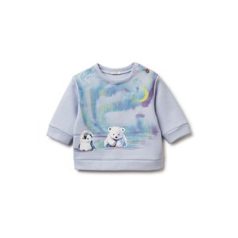 United Colors of Benetton Sweatshirt – blue/blau
