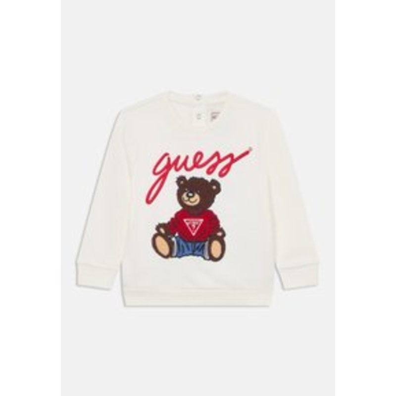 Guess BABY TODDLER KIDS ACTIVE UNISEX – Sweatshirt – cream white/offwhite