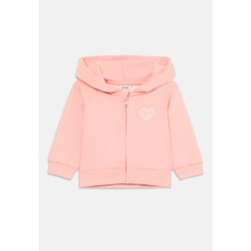 Guess HOODED WITH ZIP – Sweatjacke – peach sunrise/apricot
